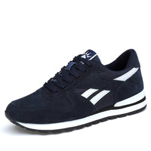 Load image into Gallery viewer, Valstone Men&#39;s Genuine leather sneakers Breathable casual shoes non-slip outdoor walking shoes light weight Rubber sole lace-up