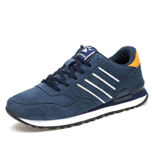 Valstone Men's Genuine leather sneakers Breathable casual shoes non-slip outdoor walking shoes light weight Rubber sole lace-up