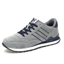Load image into Gallery viewer, Valstone Men&#39;s Genuine leather sneakers Breathable casual shoes non-slip outdoor walking shoes light weight Rubber sole lace-up